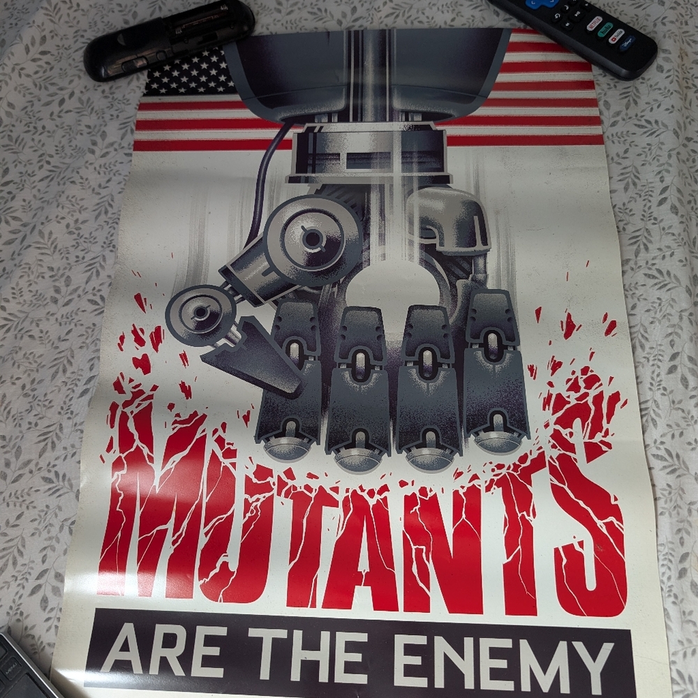 Mutants Are the Enemy Poster Comic Con Poster